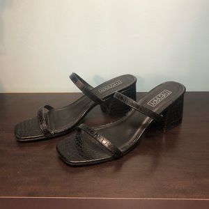 Therapy crocodile heels